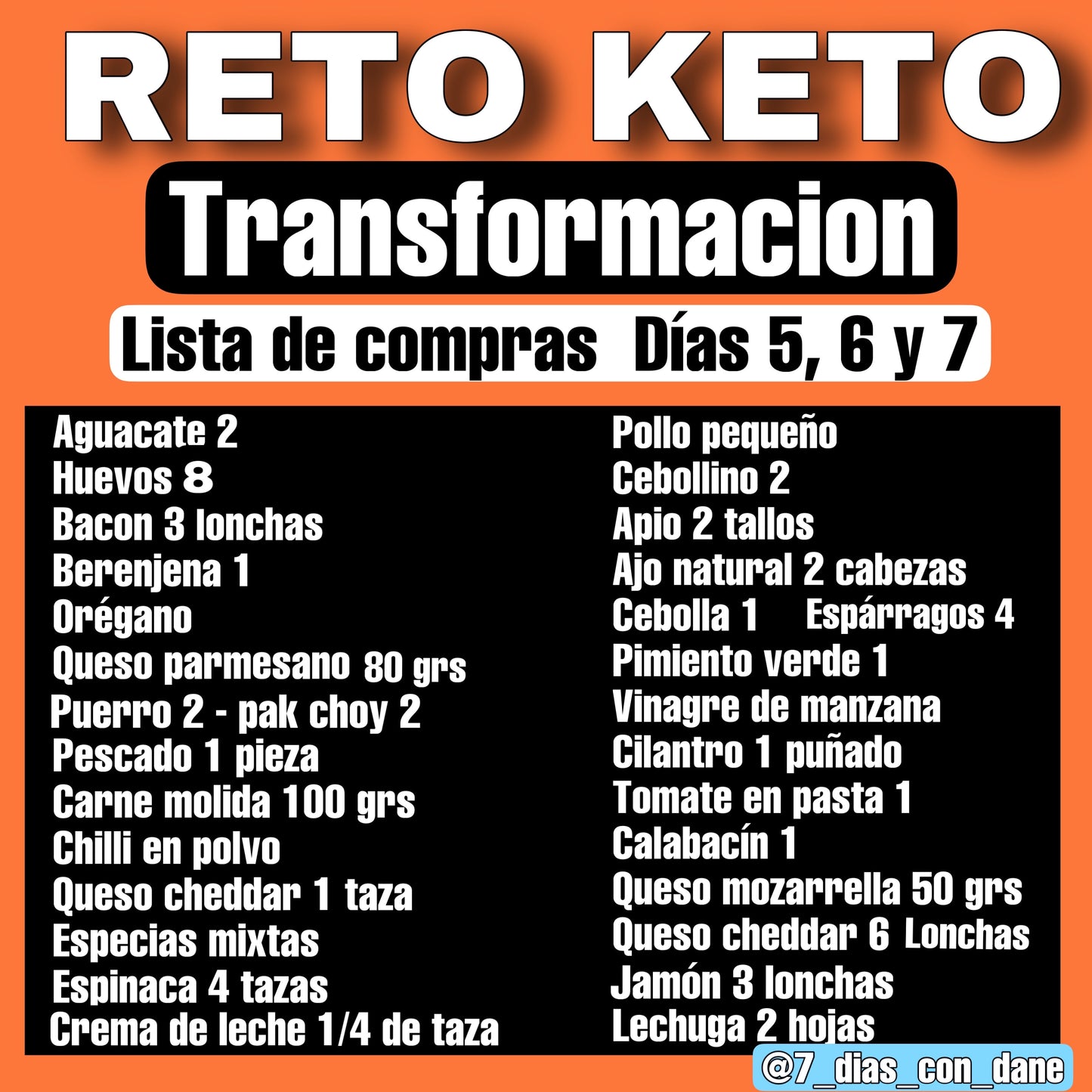 ✅RETO KETO TRANSFORMACION 6 SEMANAS❗️