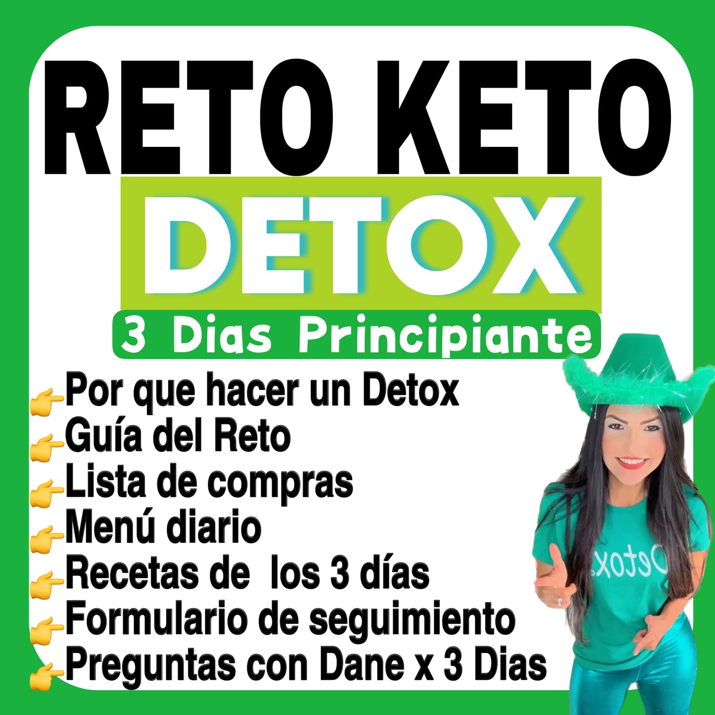 RETO KETO DETOX 3 DIAS PRINCIPIANTE