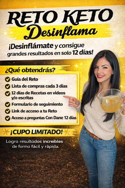 RETO KETO DESINFLAMA 12 DIAS 2024!!