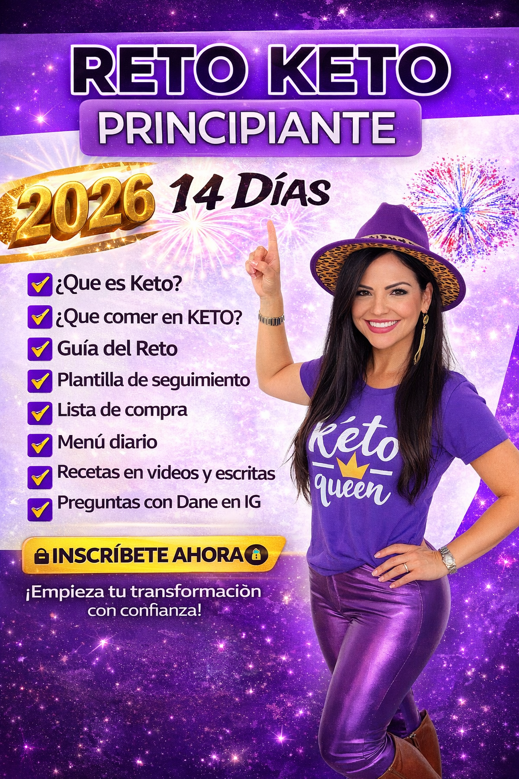 RETO KETO PRINCIPIANTE DE 14 DIAS - Programa Multimedia Interactivo
